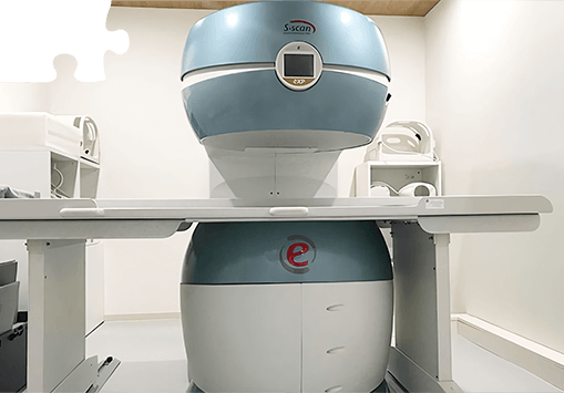 MRIやショックマスターなど最新の機器を導入